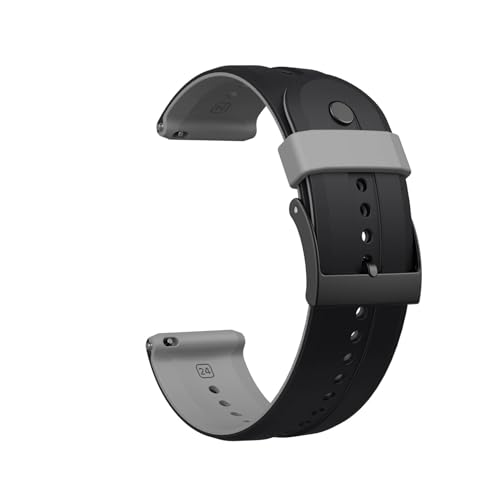 24mm 2�F�V���J�Q���x���g�ɓK������Suunto 7/9 Baro/Spartan(Black gray,For Suunto 7)