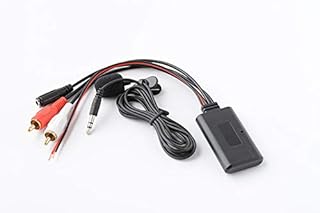 Car 12V Aux Bluetooth 5.0 Adapter Module Music Receiver Car kit with 2 RCA Input Aux Audio for Car Radio Stereo Speaker