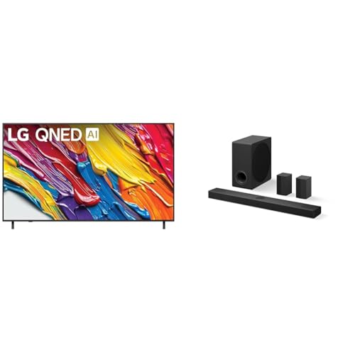 Image of LG 75-Inch Class QNED AI 4K QNED82A Series Smart TV (75QNED82AUA, 2025) S80TR 5.1.3 ch. Matching Home Theater Soundbar with Rear Surround Speakers and Wireless Subwoofer (2024 Model)