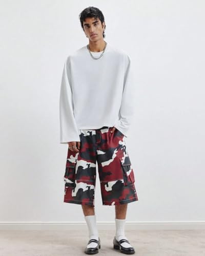 Image of Full Sleeve White & Black Cotton Oversized Solid Men's T-Shirt | Crew Neck Relaxed Fit Long Sleeve Tee | Breathable Winter Layering Essential | Sizes S to XL | TS115-BLK-S