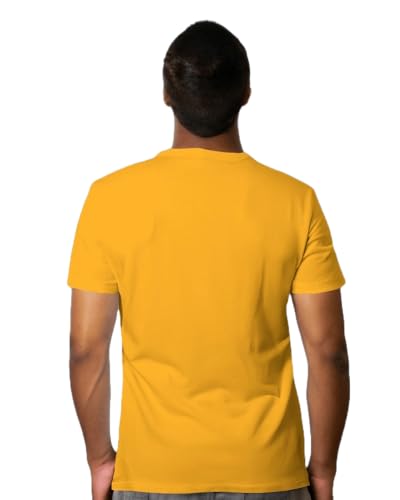 Image of DRIP Men's Solid Cotton Round Neck Half Sleeve T-Shirt