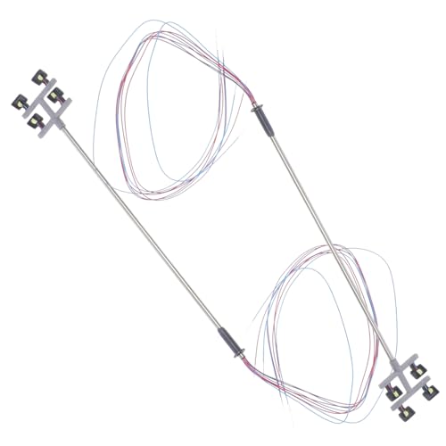 HAPINARY 2pcs Street Light Model Mini House Lamps Lamp Miniature Doll House Lighting Fairy Lamp Decorative Mini Lamp Mini House Decoration Lamp Model Decor Mini Lamp Statue Mini Lamp Model