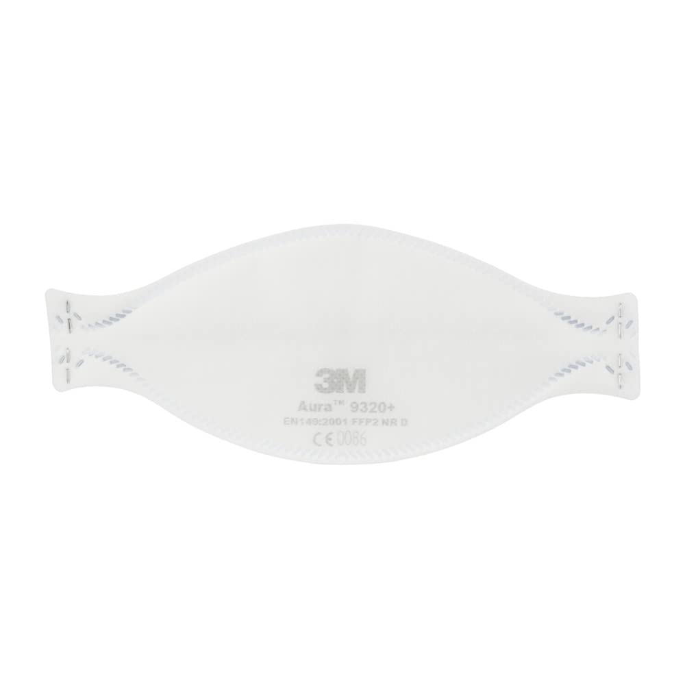 3M™ Aura™ Masque antipoussière, FFP2, sans valve, série 9320+, 20 masques par paquet