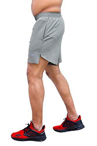 DECISIVE Fitness Ultra Thin Running Sport Synthetic Short- Royal Blue