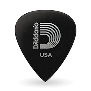D'Addario Duralin Precision Guitar Picks, Extra Heavy, 10 pack