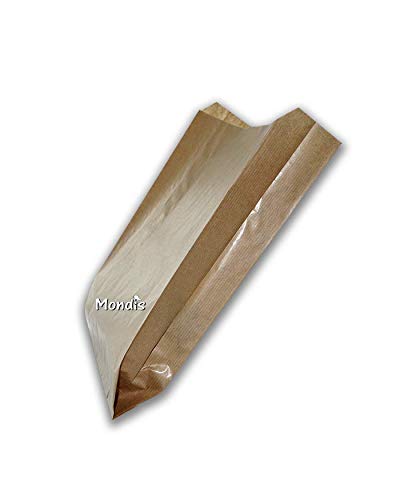 Bolsas de papel kraft para panadería y frutos secos en formato de 9x17 cm