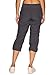 RBX Active Women's Lightweight Capri Pant Drawstring Joggers for Women Charcoal S21 XL