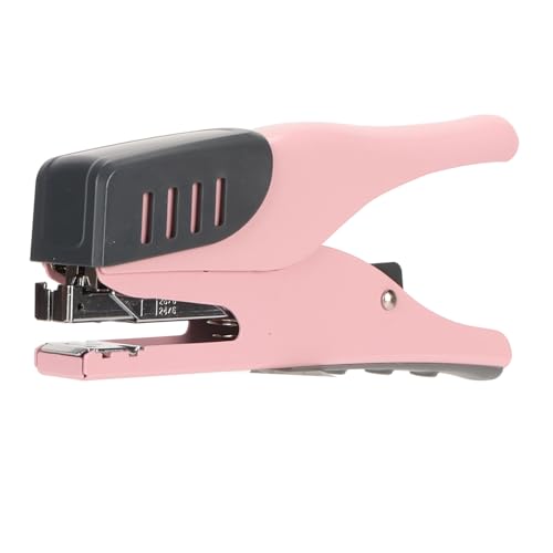 Zerodis Heavy Duty Easy Grip Stapler with 1,000 Regular 1/4 Staples, Ergonomic Design, High Capacity, Lightweight