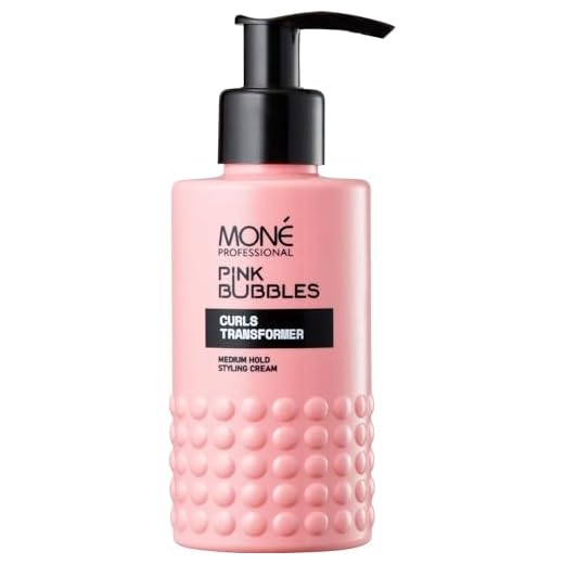 MONÉ PROFESSIONAL - Activador de Rizos y Ondas - Crema para Definir Rizos Suaves y Voluminosos - Controla el Encrespamiento - Apto Método Curly - 150 ml
