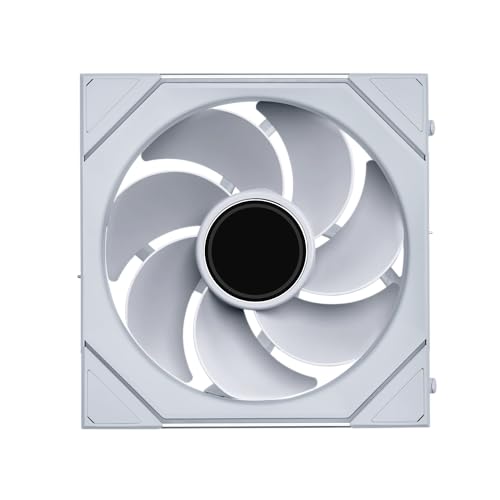 Image of Lian Li UNI Fan SL-Infinity Wireless 140-Single Pack (Reverse Blade)-2.4 GHz Wireless Signal Control-ARGB Fan- Infinity Mirror -Daisy-Chain Design- Without Controller - White (14RSLIN1W1W)