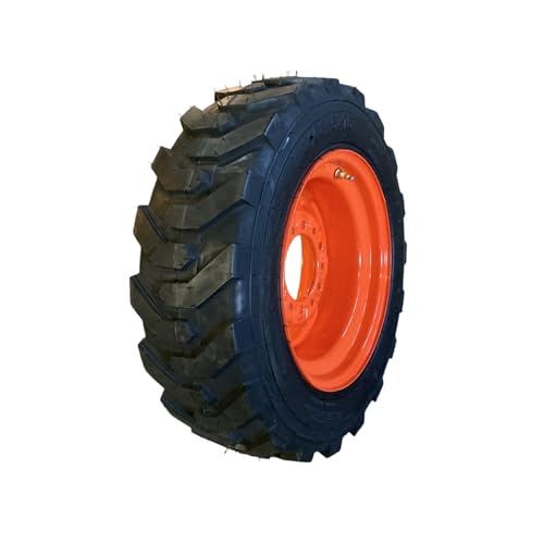 (1) 27X8.50-15 Forerunner SKS-5 Tire on Wheel/Rim (6 lug) for some Kubota Tractor Fronts -6 PLY -27-8.5-15 (6 lug pattern) (Left side mount)