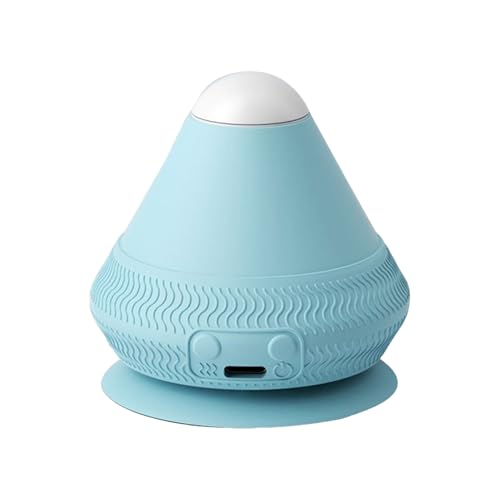 Para masaje – Rodillo vibrador calefactor eléctrico de 6,2 x 7,5 cm, diseño de adsorción | Herramienta para el cuerpo de la banda de fitness para aliviar el estrés, calmante muscular, estudio