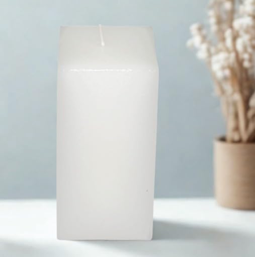 Square Pillar Candle – Classic Square Shaped Decorative Wax Candle for Home, Events & Gifting-image-20