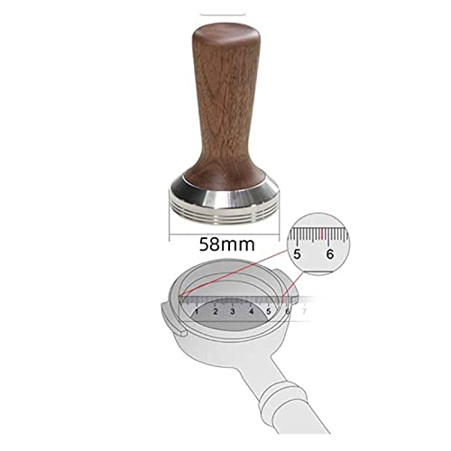 Voor Ktchen Walnut Wood Coffee Filter Sabotage Houder met massieve walnoot geperst poeder hamer ktchen accessoires… - Image 4