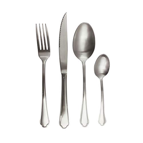 Bergner Set 16pcs cuberteria Acero Inoxidable Masterpro Gravity, Aprox. 21 cms