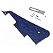 Dopro Blue Pearl LP Guitar Pickguard with Chrome Bracket for Epiphone Les Paul