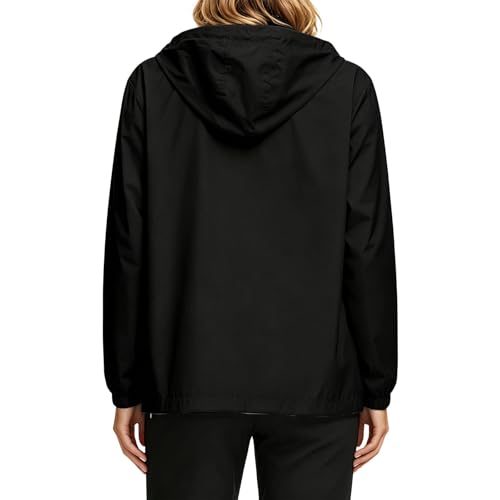 Chaqueta funcional ligera para mujer, cortavientos transpirable de entretiempo 2