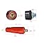 RIVERWELD TIG Welding Cable Panel Connector Plug & Socket Set DKJ10-25 & DKZ10-25 200Amp With Red & Black Color Dinse-Style Quick Fitting 4pcs