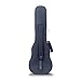 Crossrock Baritone Ukulele Bag with 10mm padded and Padded Strap in Black&Red