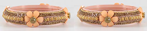 Image of NMII Viral Multi Colour Glass Bangles with Golden Ghungroo Charms & Stone Work For Women & Girls | Fancy Designer Glass Bangle | Traditional Chudi | Kanch Ki Churi | Stylish Ghungroo Bangle For Women