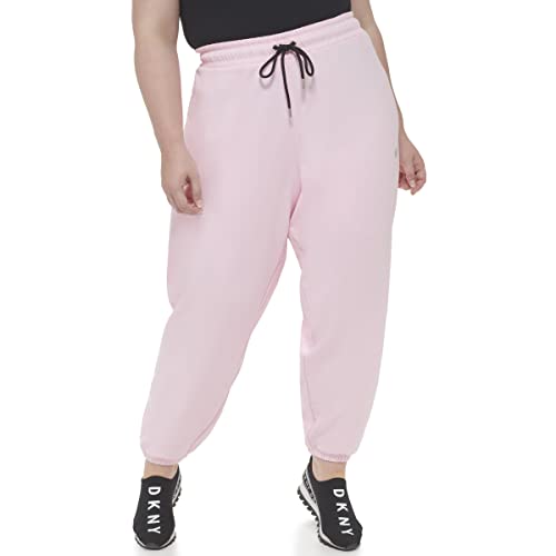 Pantalon de survêtement femme DKNY anti-frottement à taille haute ajustable