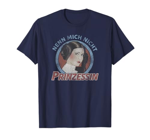 T-shirt Star Wars Princess Leia en allemand pour femme et fan de pop culture