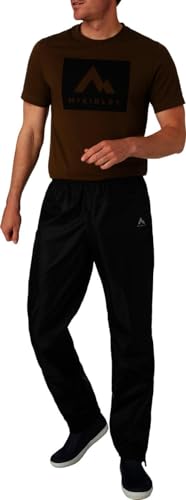 McKINLEY Herren Regenhose Longville IV, Black, M, 286004
