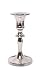 Hosley Silver Colored Taper Candleholder - 5.3" High. Classic Elegance. Great for Party Favor, Gifts, Weddings, Spa. W1