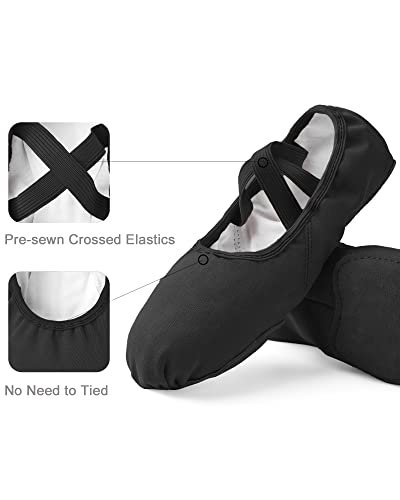 Image of Stelle Ballet Shoes for Women Highly Stretch Canvas Split Sole Dance Yoga