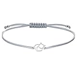 Schoschon Armband Katze Herz 925 Silber