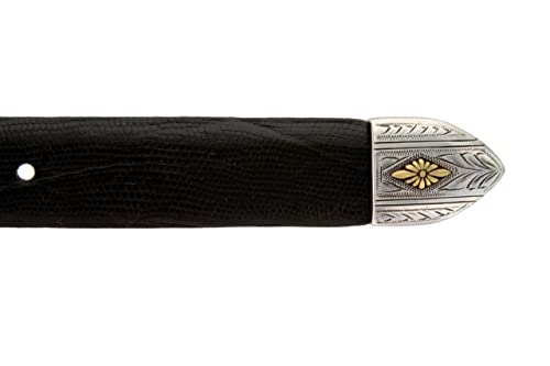 S5771-2_Genuine Full-Grain Cowhide Leather Dress Belt, 1-1/8"(30mm) taper down to 1"(25mm) wide3