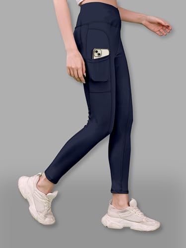 Image of Tight /Pants /Legging with Side Pocket, Stretchy Tights and a high Waist for Women and Girls' use in The Gym,Yoga,Running,Cycling
