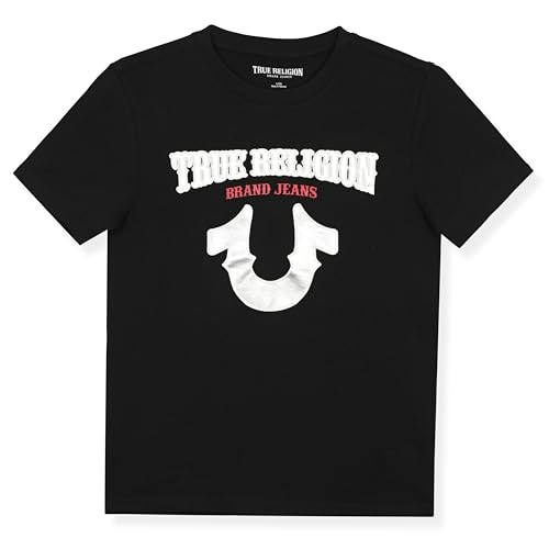 Image of True Religion Boys Short Sets for Kids | Boys Jean Shorts and Tee Shirt Clothing Set
