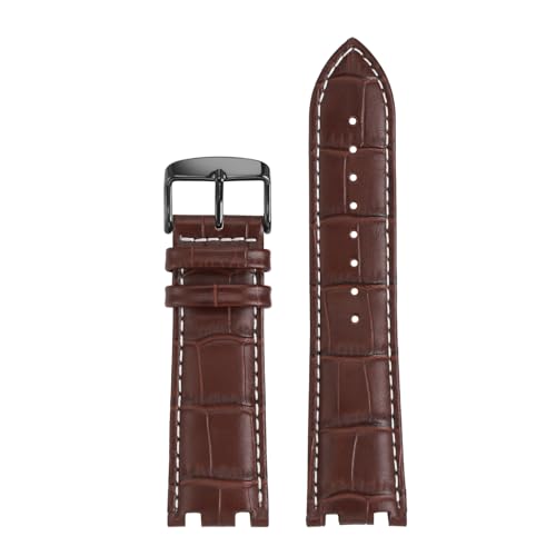 "Genuine leather replacement watch band compatible with Casio Edifice EFR-539D/539BK Red Bull Racing Edition." [sAi]
