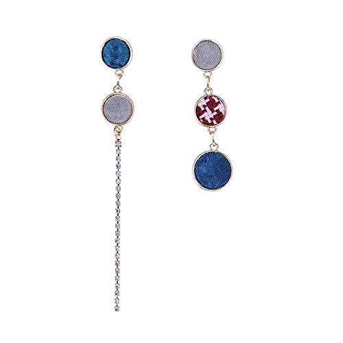 Preisvergleich Produktbild Modische Frauen Asymmetrische geometrische Nähte lange Ohrringe Elegante wunderschöne weibliche Ohrringe feiner Schmuck Bestes Geschenk