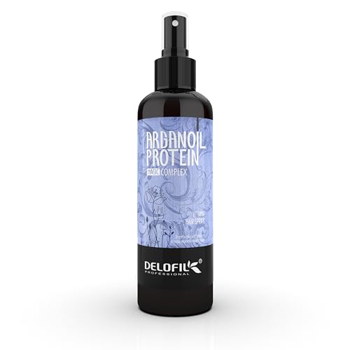 Delofil Professional Argan Oil Protein Vitamin Hair Spray for Smooth, Soft and Nourished Hair 260ml
