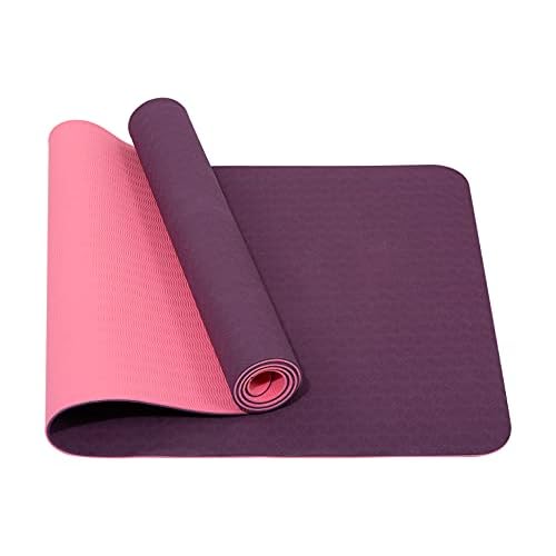 Fitem Tapis de Yoga/Gym Eco Natura TPE 183 x 61 x 0,6 cm ou 1 cm – Eco-Conscience & Hygiénique