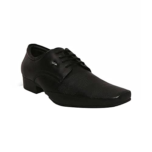 Image of Lee Cooper Mens Leather Lace Up Mens Derby ShoesFormal Shoes