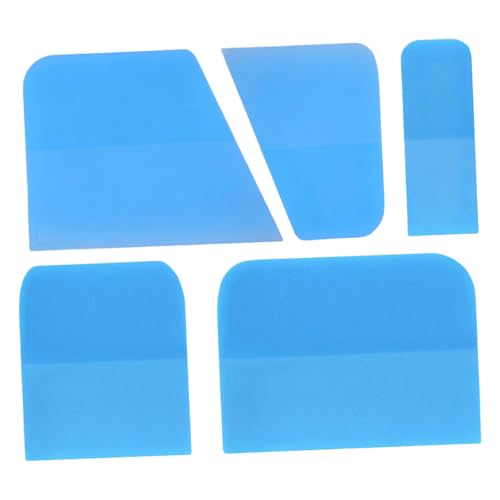 RSHuiOUXX 5pieces TPU Squeegees Set Flexible Squeegee Tool Vehicle Maintenance Tool Set for Car Paint Protections & Household
