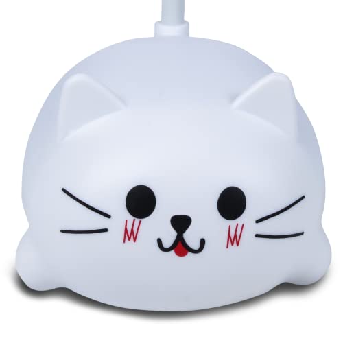 Luminária De Mesa Abajur Luz De Led Design de Bichinho Flexível Recarregável Usb Portátil Leitura Es