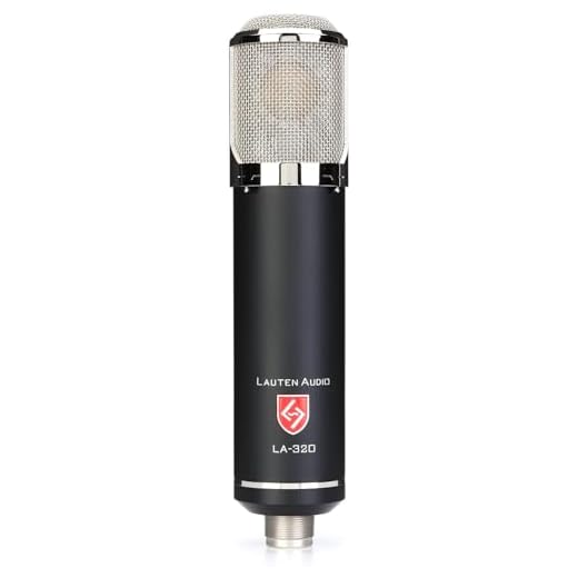 Lauten Audio LA-320 V2 Small-Diaphragm Condenser Microphone Pair for Drum Overheads, Acoustic Guitar, Piano, Stringed Instruments, Choir