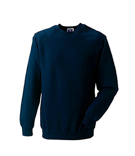 Russell Mens Raglan Sweatshirt French Navy XL