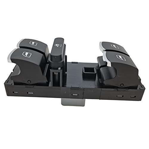 Master Driver Power Window Switch 5ND959857 1K4959857B 5K4959857 Compatible with VW Volkswagen CC Golf Jetta Passat Tiguan