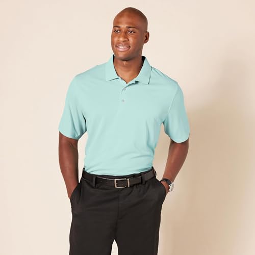 Image of Amazon Essentials Men's Regular-Fit Quick-Dry Short-Sleeve Golf Polo Shirt
