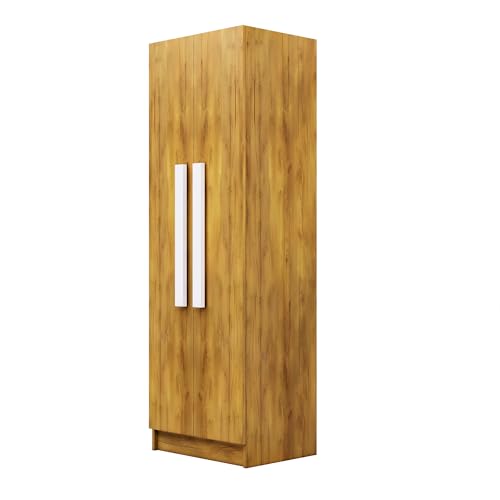 Image of Bniture Wooden Almirah for Clothes, Door for Bedroom, 2 Door Wardrobe with 4 Shelves Huge Storage Space (46D x 60W x 182H CM) | 3 Year Warranty (Giant Wood)