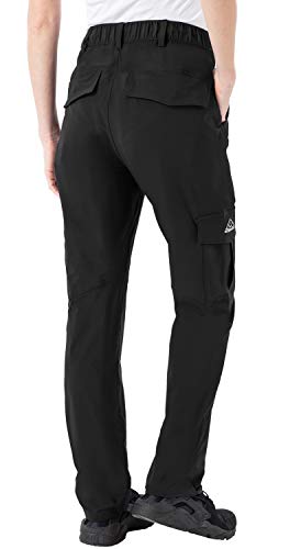 Rdruko Women's Hiking Cargo Pants Water-Resistant Quick Dry UPF 50+ Travel Camping Work Pants Zipper Pockets3