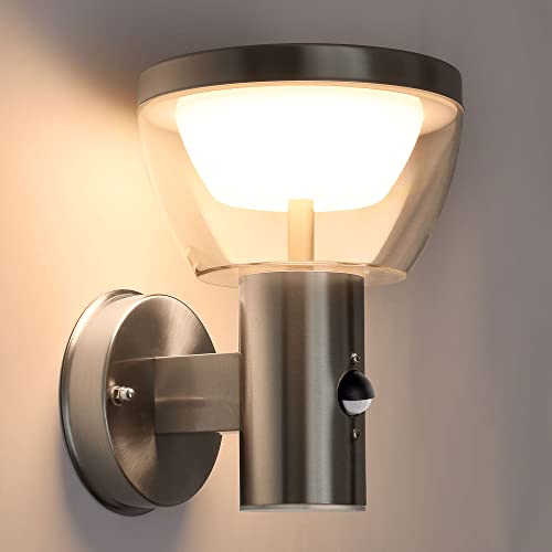 LED Aussenleuchten mit Bewegungsmelder Wand-leuchte Wandlampe Flurleuchte...