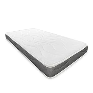 Somnia Descanso – Colchón Viscoelástico para Cuna | Reversible | 60×120 | Cara Invierno/Verano | Antiácaros, Antibacterias e Hipoalergénico