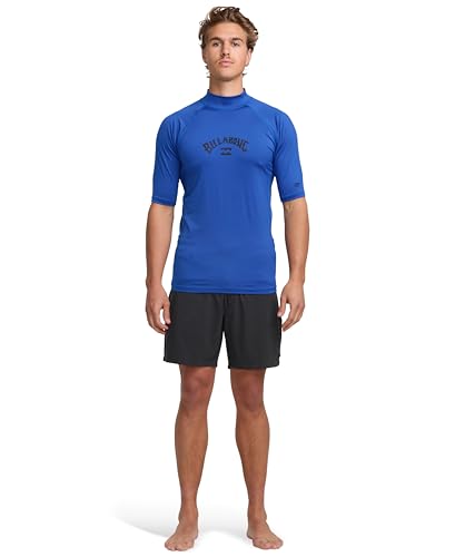 Billabong Men's Arch Performance Fit Short Sleeve Rashguard 50+ Uv Protection2
