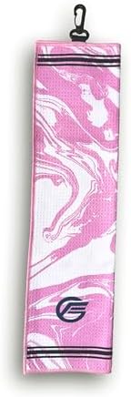 Wing Golf Marble Patterned Golf Towel with 360 degree Carabiner Clip, 50 x 30 cm | Trifold Golf Towels for Golf Bags with Clip – Ideal Golf Bag Accessories, Pink Wing Golf Marble Patterned Golf Towel with 360 degree Carabiner Clip, 50 x 30 cm | Trifold Golf Towels for Golf Bags with Clip – Ideal Golf Bag Accessories, Pink